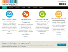 Tablet Screenshot of highstreetmedia.in
